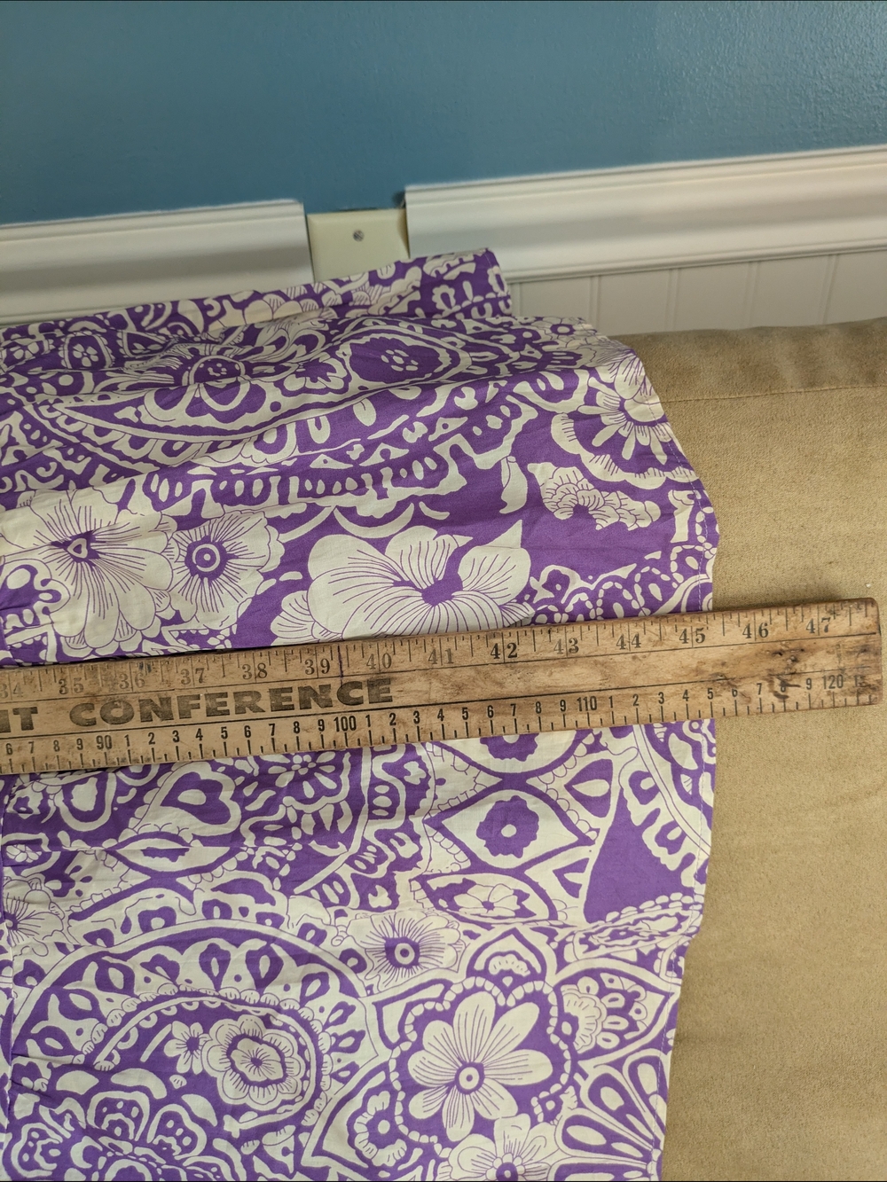 Umgee Purple and Cream Printed Midi Dress - Picture 10 of 14